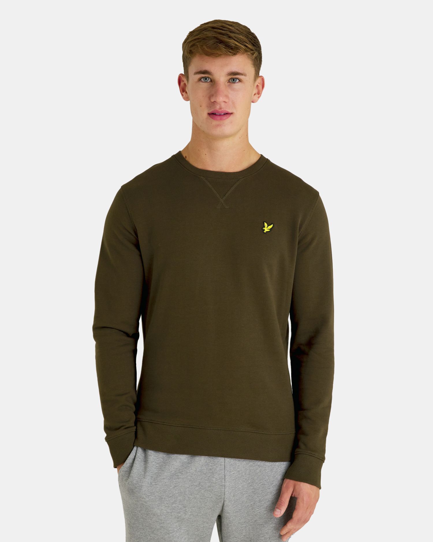 Свитшот мужской Lyle&Scott ML424VOG_W485 хаки S