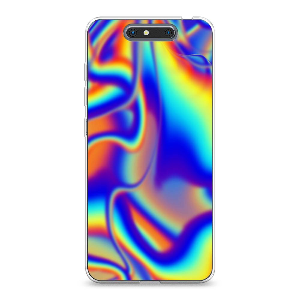 

Чехол на ZTE Blade V8 "Яркая голограмма", Разноцветный, 131250-3