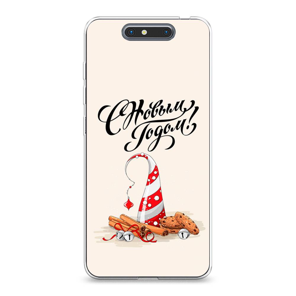 

Чехол на ZTE Blade V8 "Подарки на Новый Год", Бежевый;красный;черный, 131250-5
