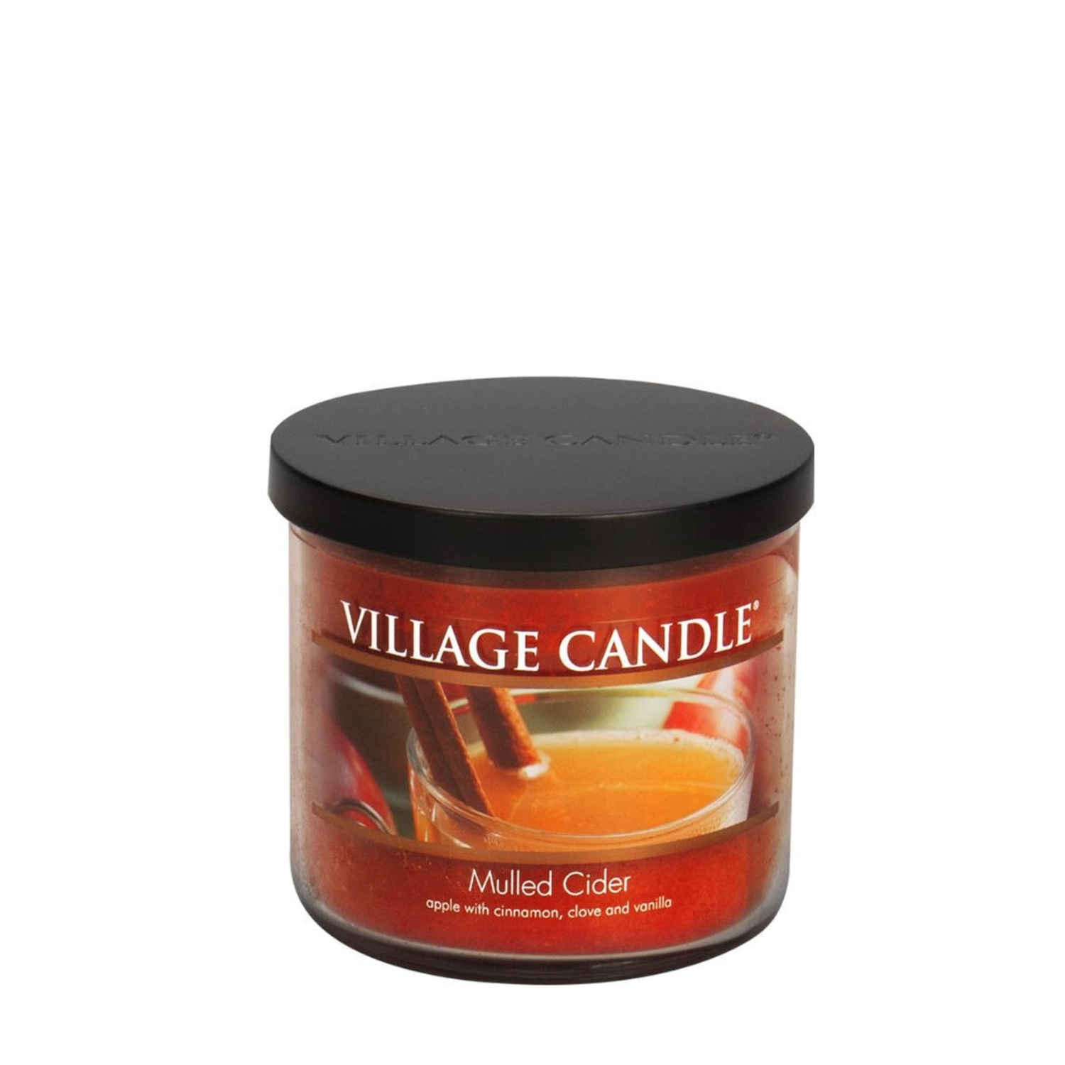 фото Ароматическая свеча village candle "mulled cider", стакан, маленькая