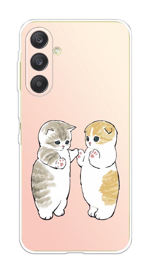 

Чехол на Samsung Galaxy A26 5G "Пухлые котики", Розовый;бежевый;серый, 2110750-1