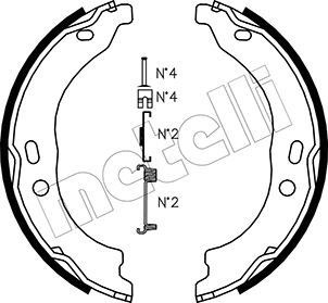 

Тормозные колодки METELLI дисковые 530095K