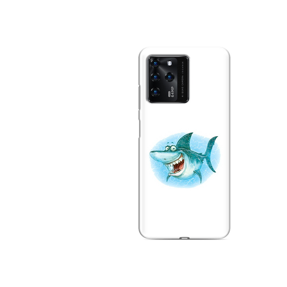 

Чехол MyPads Tocco для ZTE V30 веселая акула (PT226947.476.261), Прозрачный, Tocco