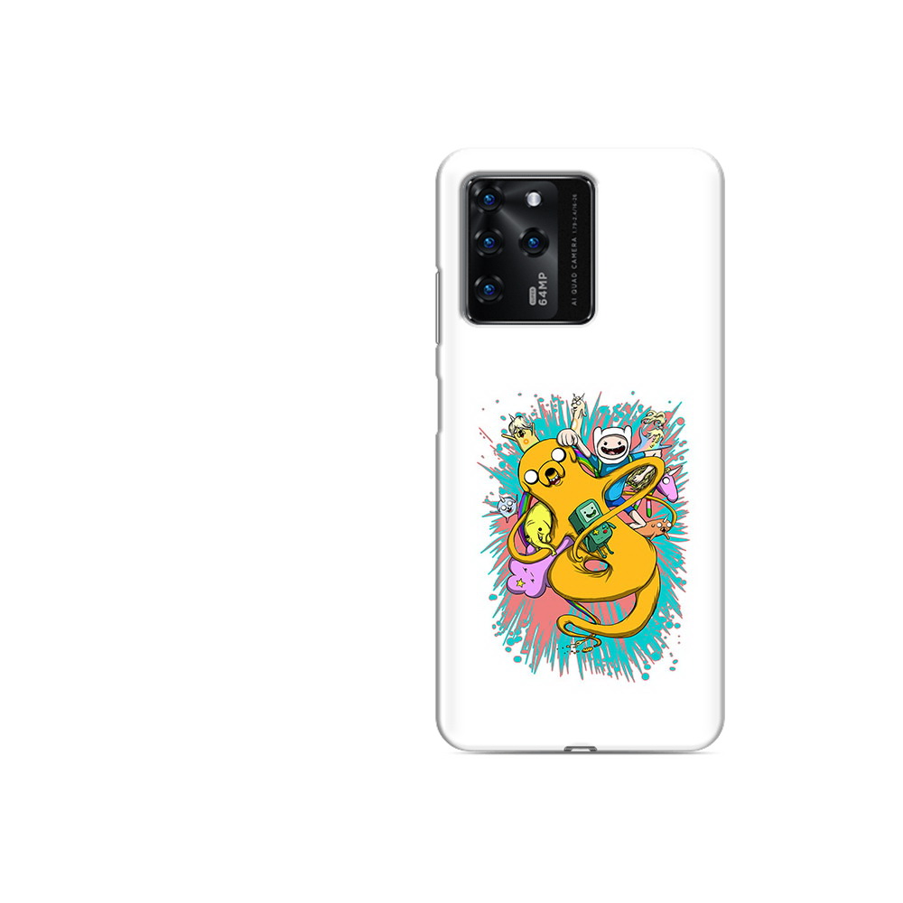 

Чехол MyPads Tocco для ZTE V30 время приключений рисунок (PT226947.476.276), Прозрачный, Tocco