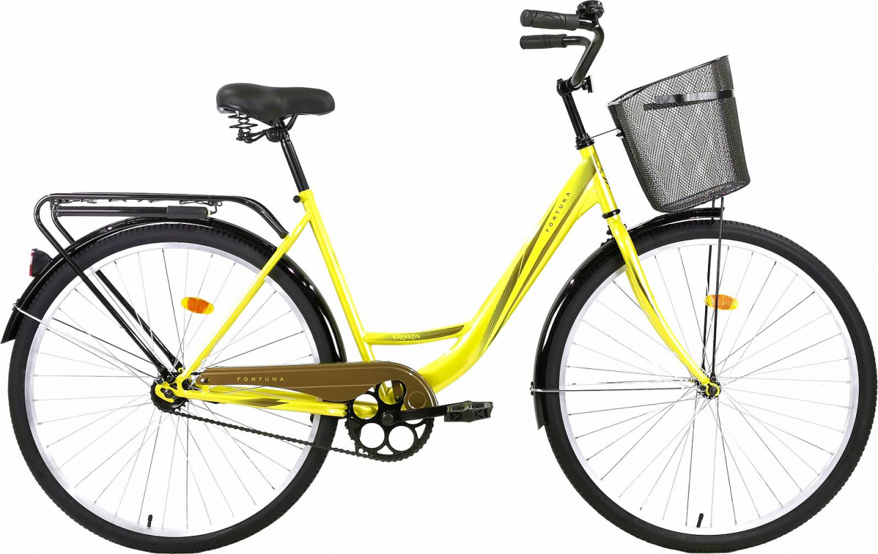 Велосипед городской KRAKKEN Fortuna 28 2022 желтый