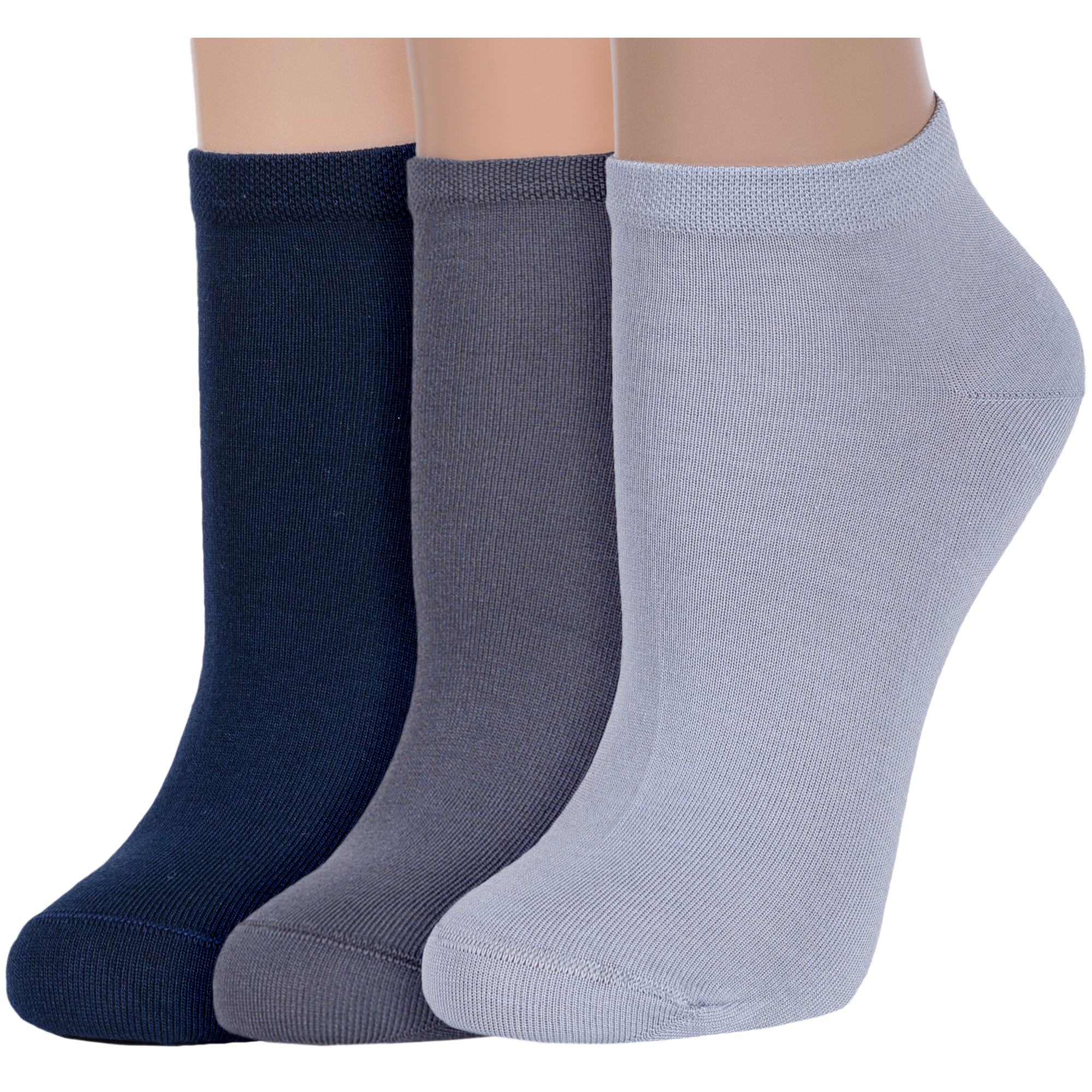 

Комплект носков женских Rusocks 3-Ж-1522 разноцветных 23, Синий;серый, 3-Ж-1522