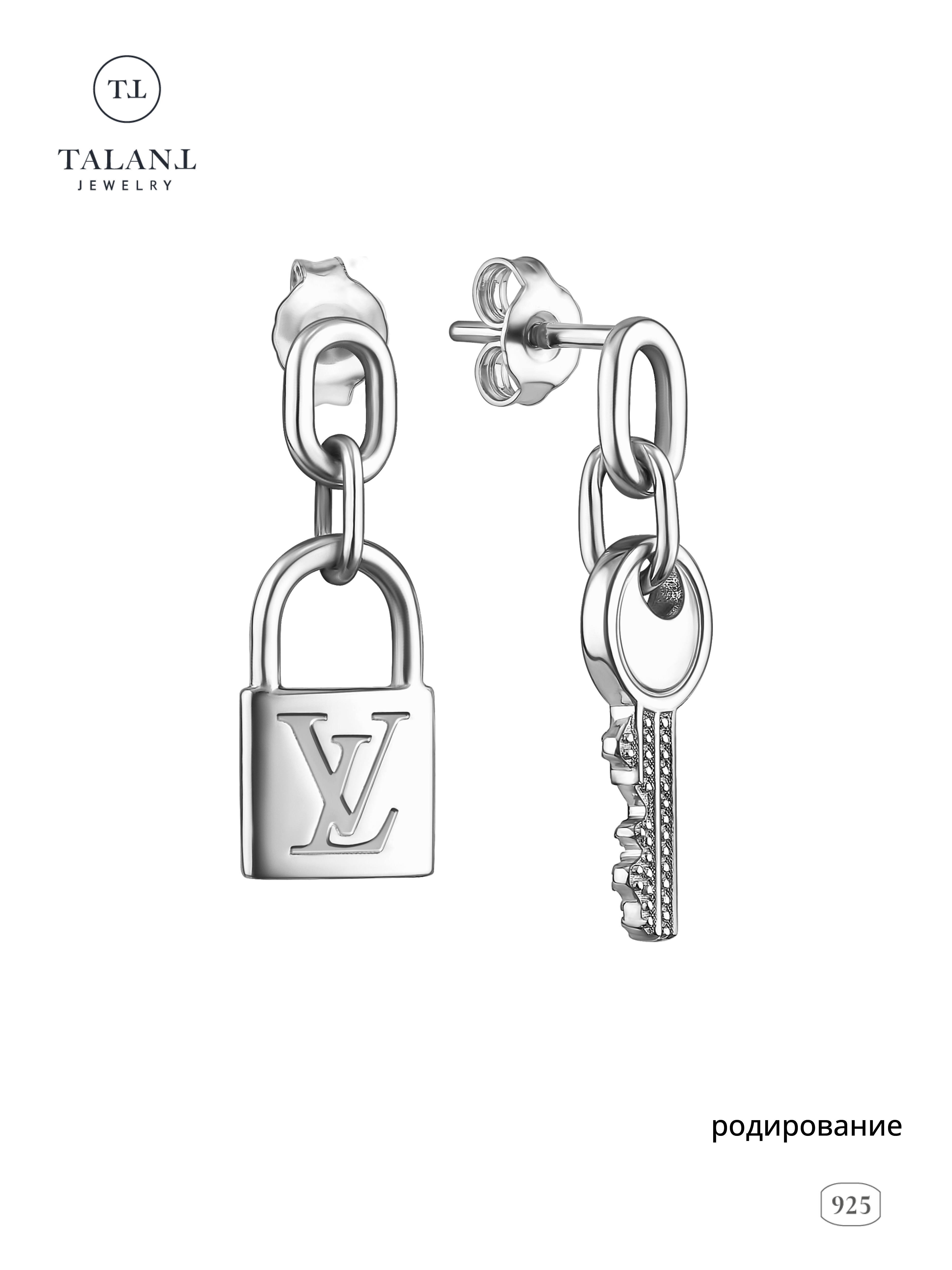 

Серьги пусеты из серебра TALANT 12-72-0000-15242, 12-72-0000-15242