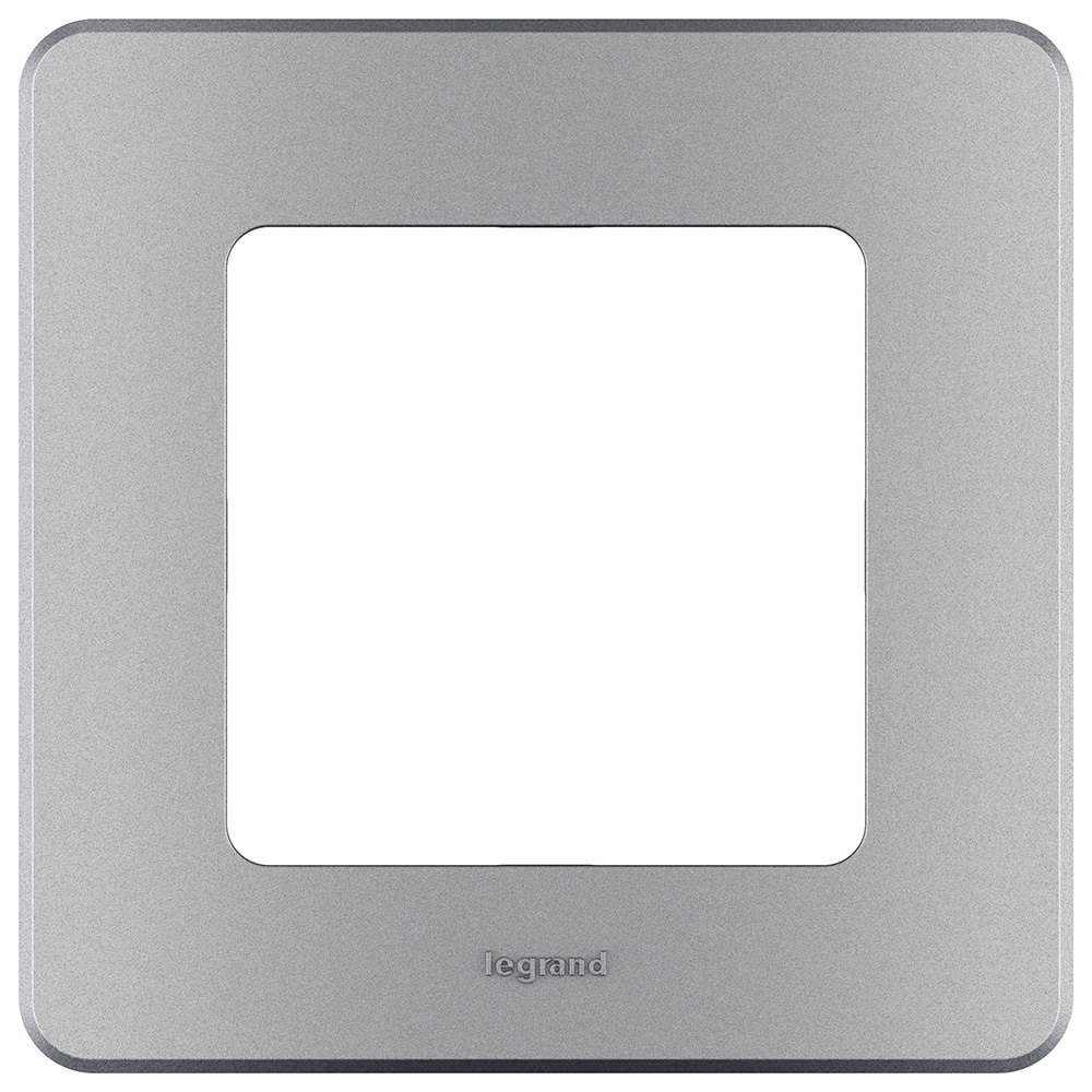 

Рамка Legrand INSPIRIA - 1 пост алюминий (комплект 6шт), Черный, Legrand