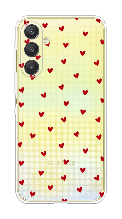 

Чехол на Samsung Galaxy A26 5G "Red hearts", Красный;прозрачный, 2110750-1