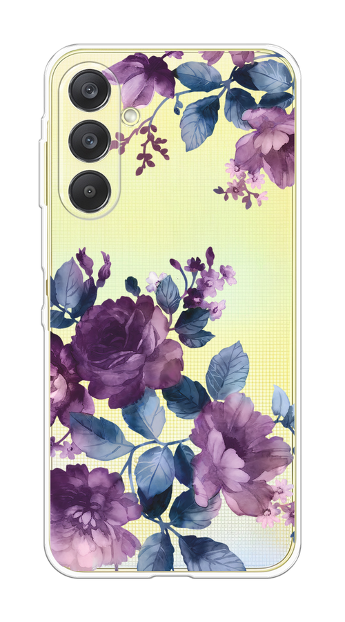 

Чехол на Samsung Galaxy A26 5G "Purple Blossoms", Синий;фиолетовый, 2110750-1
