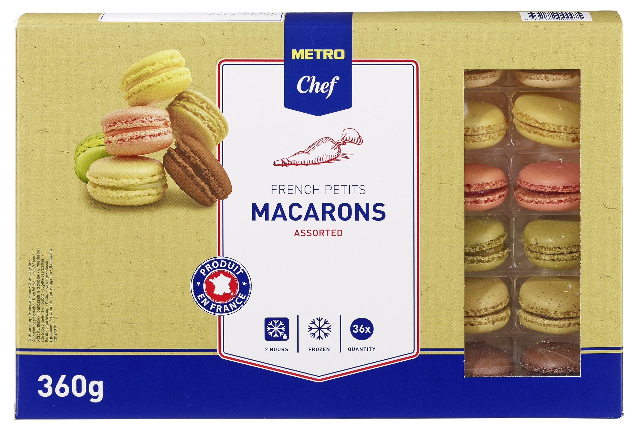 Пирожные Metro Chef Макарони 10 г х 36 шт