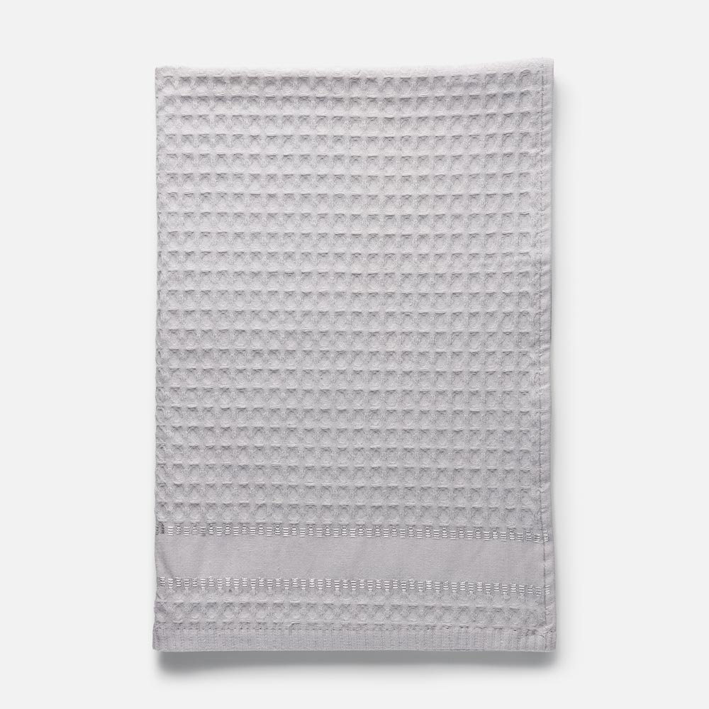Полотенце Aisha Aqua вафельное, серое, 50х70, 230 гр./м2