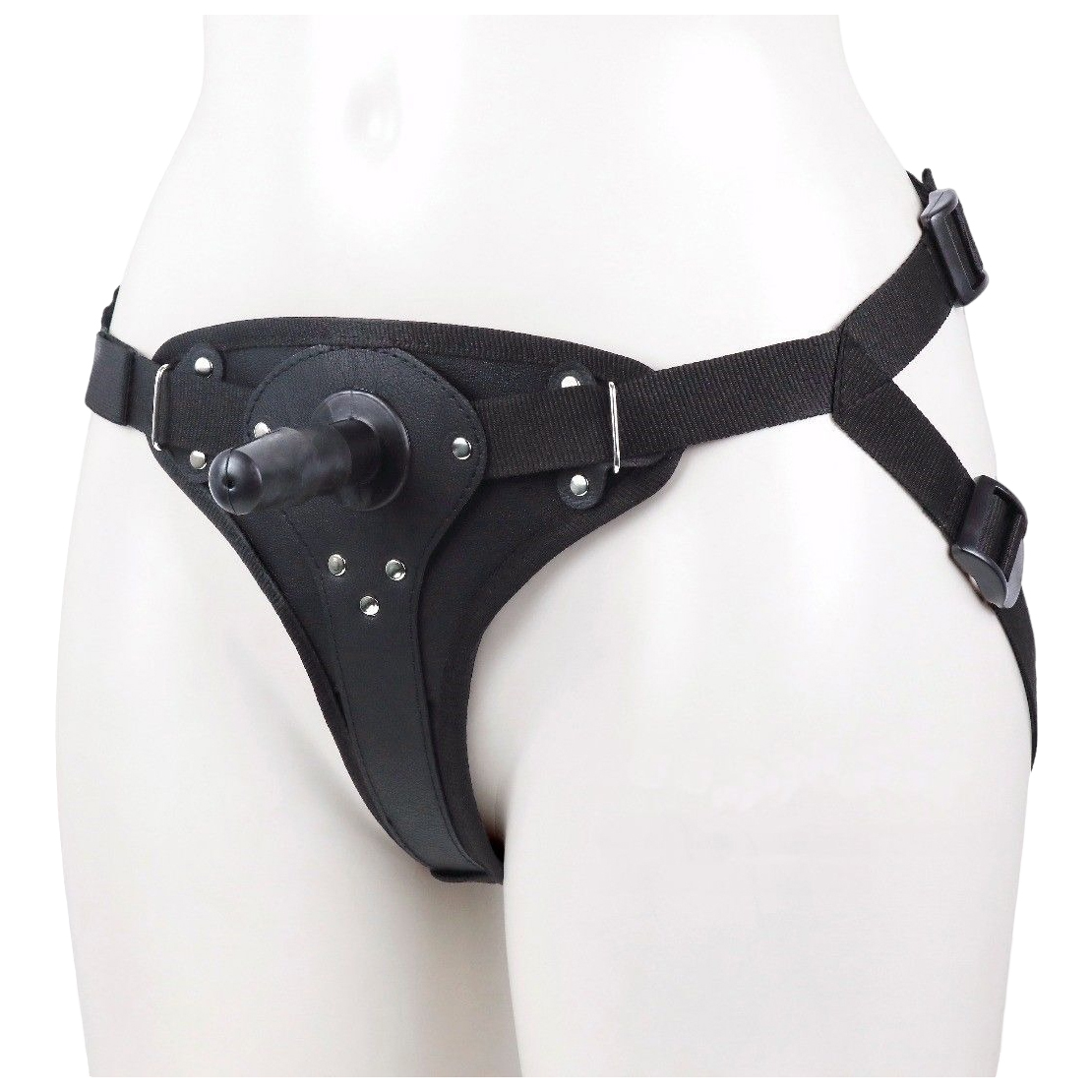 Женские трусики Lovetoy для фиксации насадки плугом с вагинальной пробкой