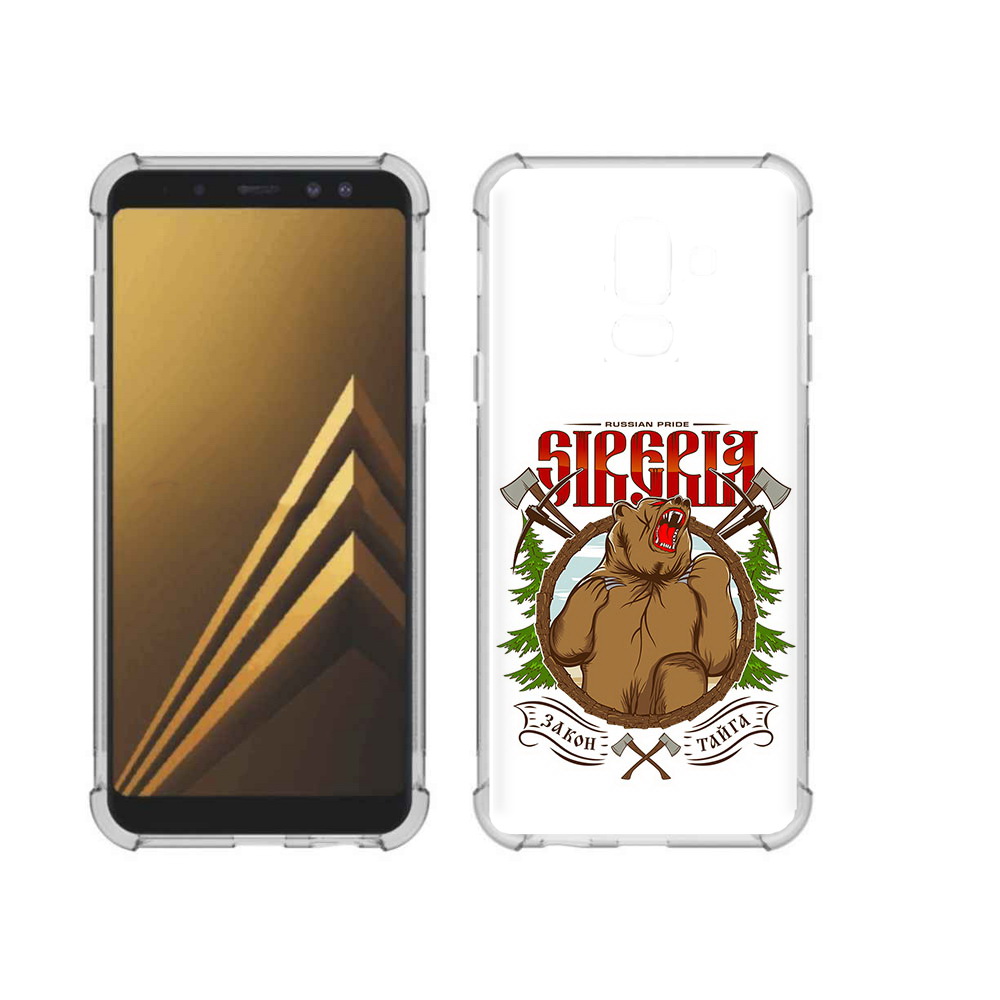 

Чехол MyPads Tocco для Samsung Galaxy A6+ (2018) Тайга (PT111520.594.168), Прозрачный, Tocco