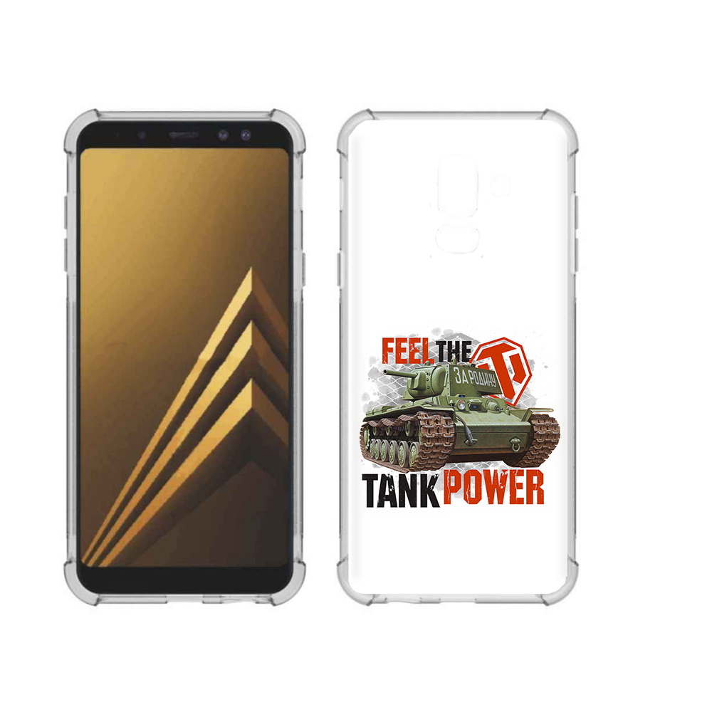 

Чехол MyPads Tocco для Samsung Galaxy A6+ (2018) Танк (PT111520.594.169), Прозрачный, Tocco