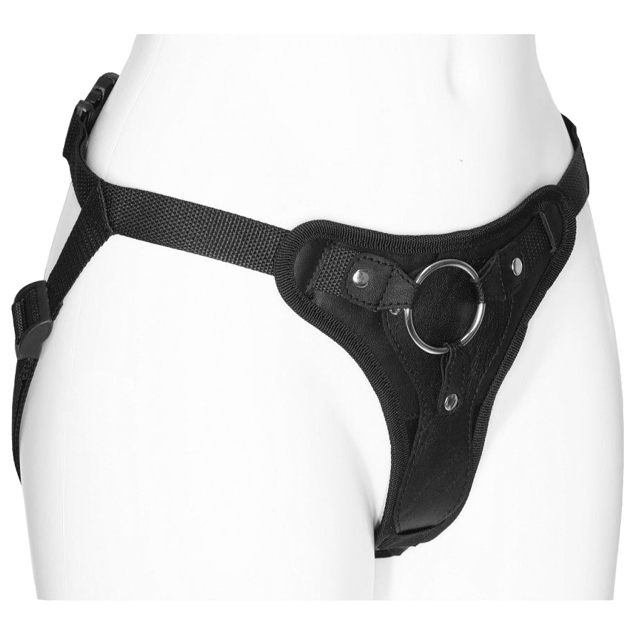 Женские трусики Lovetoy для фиксации насадки кольцом с внутренней насадкой