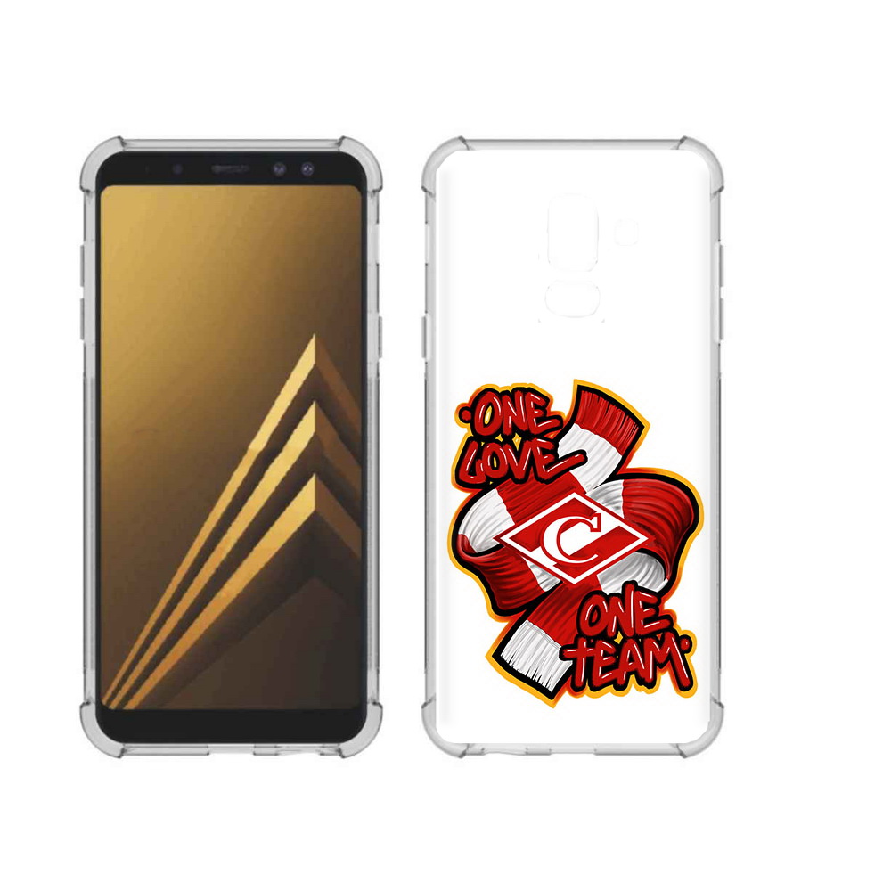 

Чехол MyPads Tocco для Samsung Galaxy A6+ (2018) ФК спарак 1 любовь (PT111520.594.184), Прозрачный, Tocco