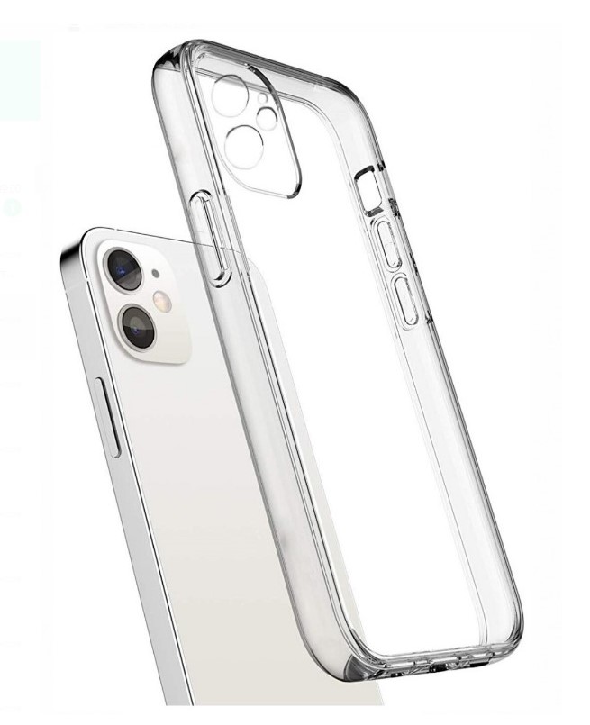 Чехол clear case силиконовый для iphone 13 6.1, прозрачный