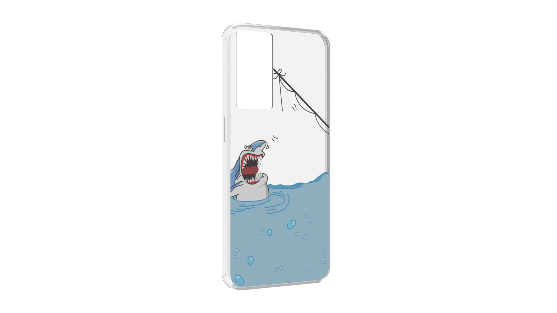 

Чехол MyPads акула-рисунок для OPPO A96 5G / Reno7 Lite / Reno 7Z / F12 Pro 5G, Прозрачный, Tocco