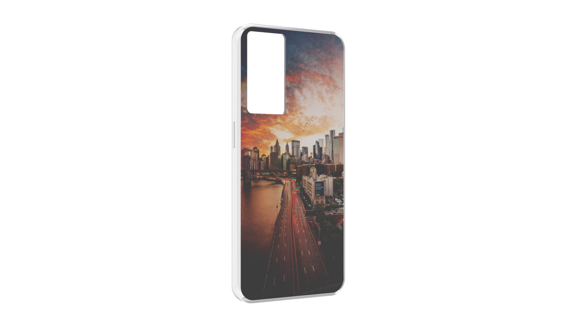 

Чехол MyPads американский город фото для OPPO A96 5G / Reno7 Lite / Reno 7Z / F12 Pro 5G, Прозрачный, Tocco