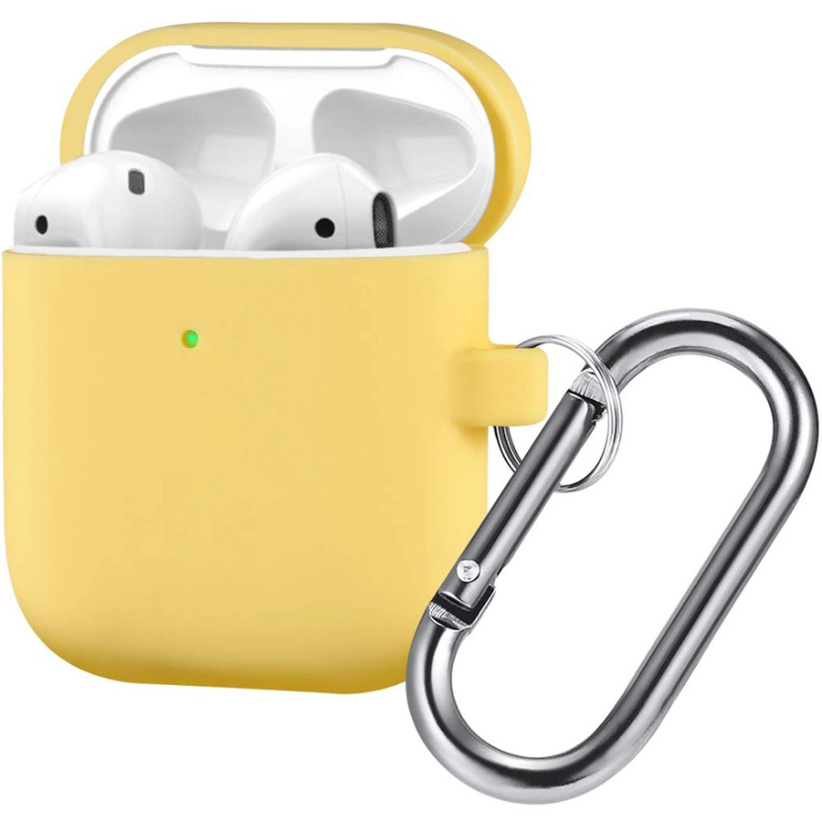 фото Чехол innozone ap2-20c-mk-10 для apple airpods 1/2 yellow