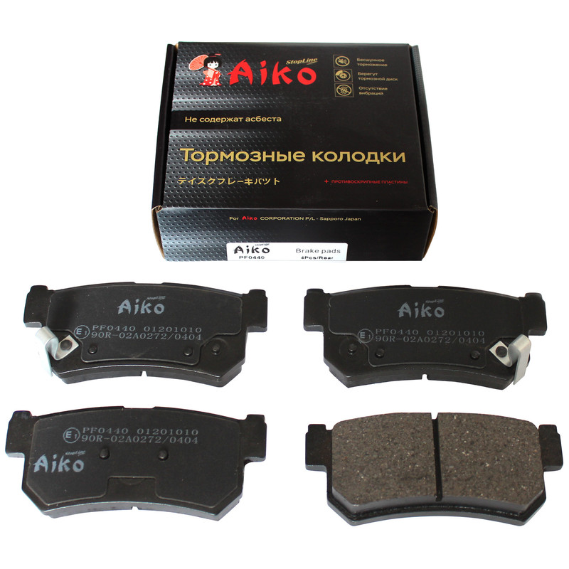 Тормозные колодки AIKO задние для SsangYong Actyon, Rextor 2001- PF0440