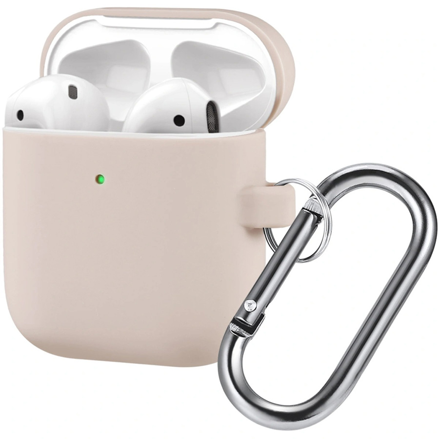 фото Чехол innozone ap2-20c-mk-16 для apple airpods 1/2 sandy pink