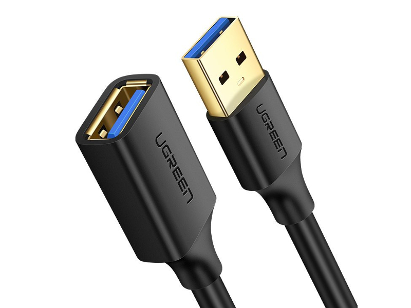

Кабель uGreen USB-A - USB-A US129 30126, Черный, US129