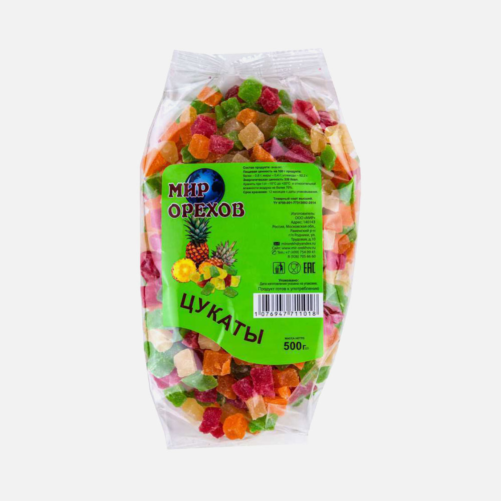 

Цукаты Мир орехов 500 г