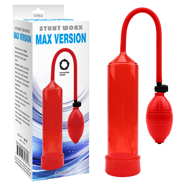 Вакуумная помпа Chisa Novelties для мужчин Max Version красная