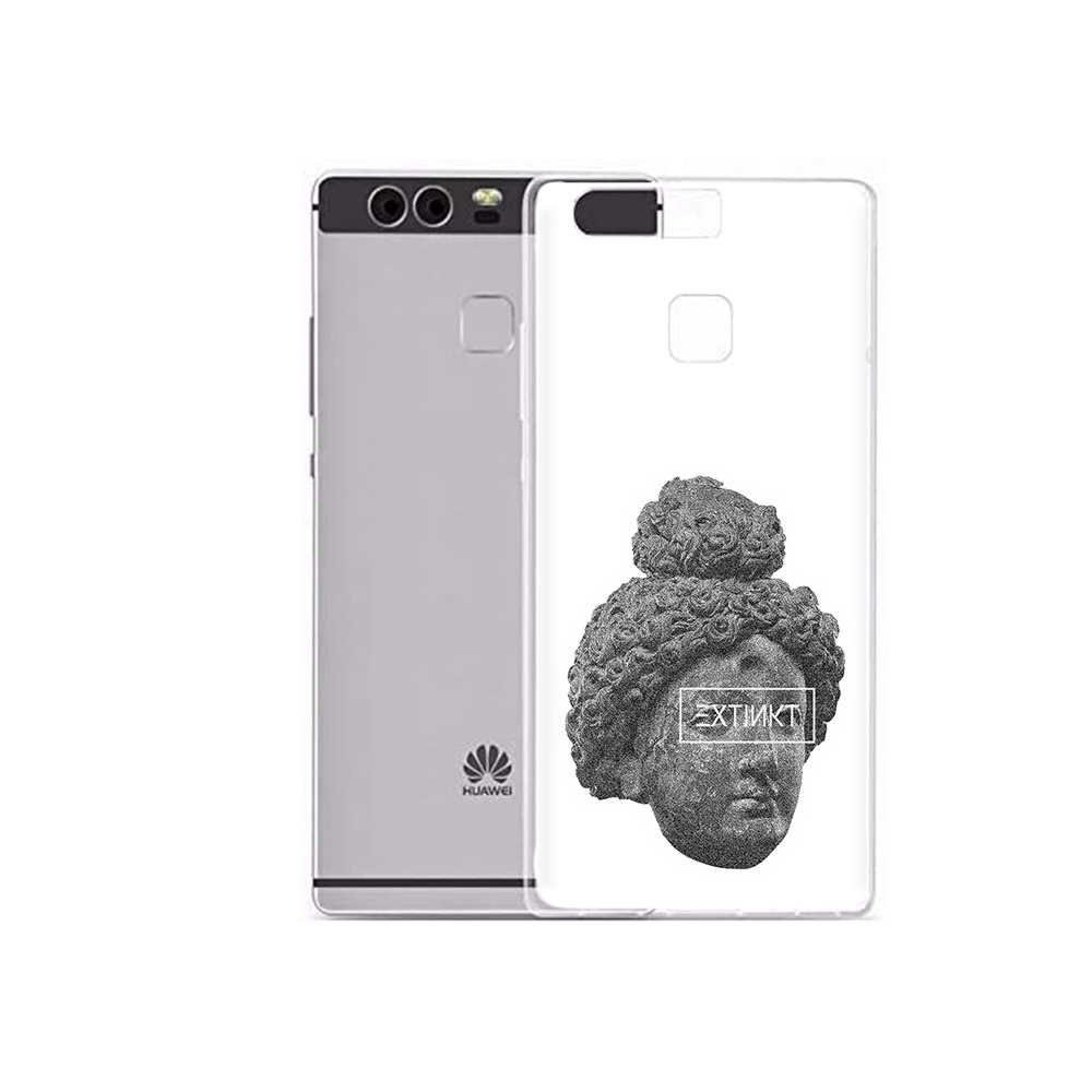 Чехол MyPads Tocco для Huawei P9 Plus каменное лицо девушки (PT31455.54.383)