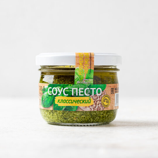 

Соус ВкусВилл Песто классический 90 г