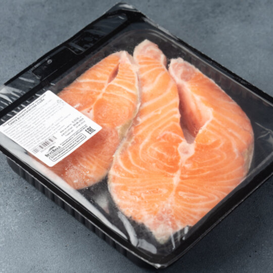 

Семга ВкусВилл атлантическая охлажденная стейк +-300 г