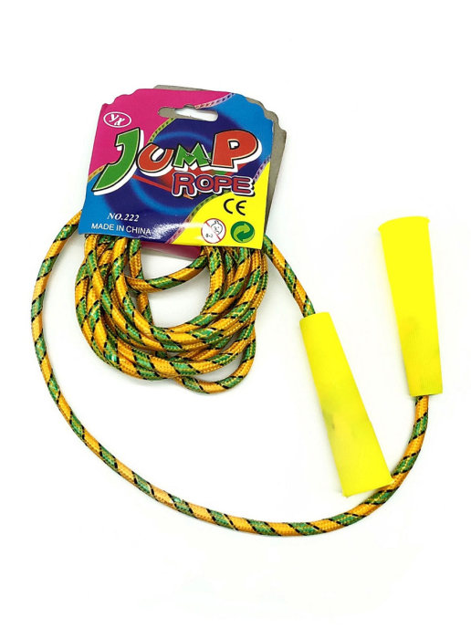 фото Детская скакалка jump rope желтый 102014 nobrand