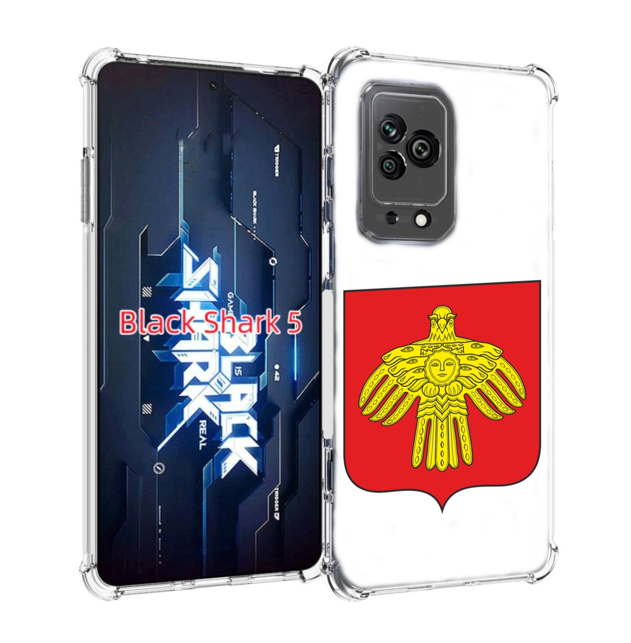 Чехол MyPads герб-коми-сыктывкар для Xiaomi Black Shark 5 Tocco