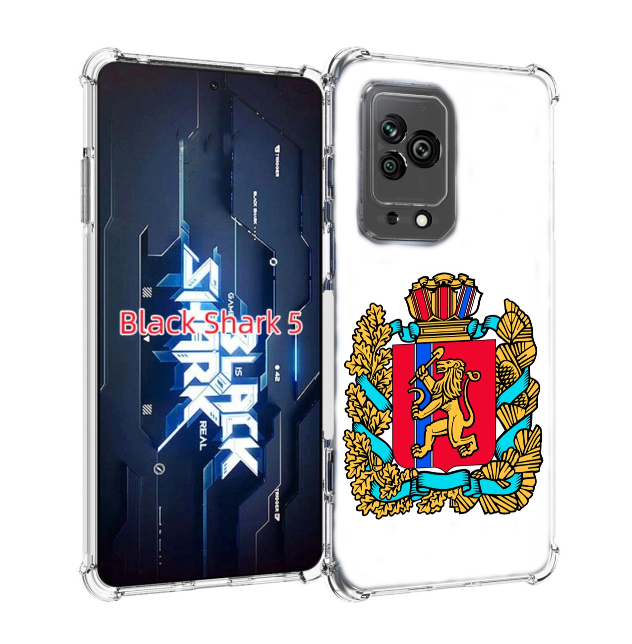 

Чехол MyPads герб-красноярскии-краи для Xiaomi Black Shark 5, Прозрачный, Tocco