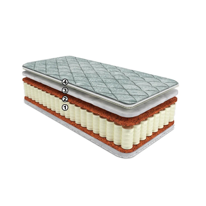 

Матрас Руматрас Silver Baby Cocos Tfk-512 80х180х16, 1543070