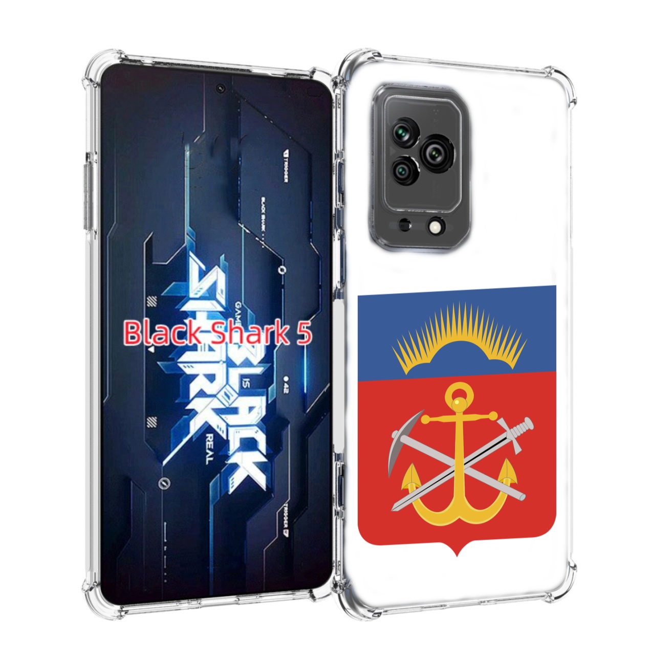 Чехол MyPads герб-мурманская-область для Xiaomi Black Shark 5 Tocco