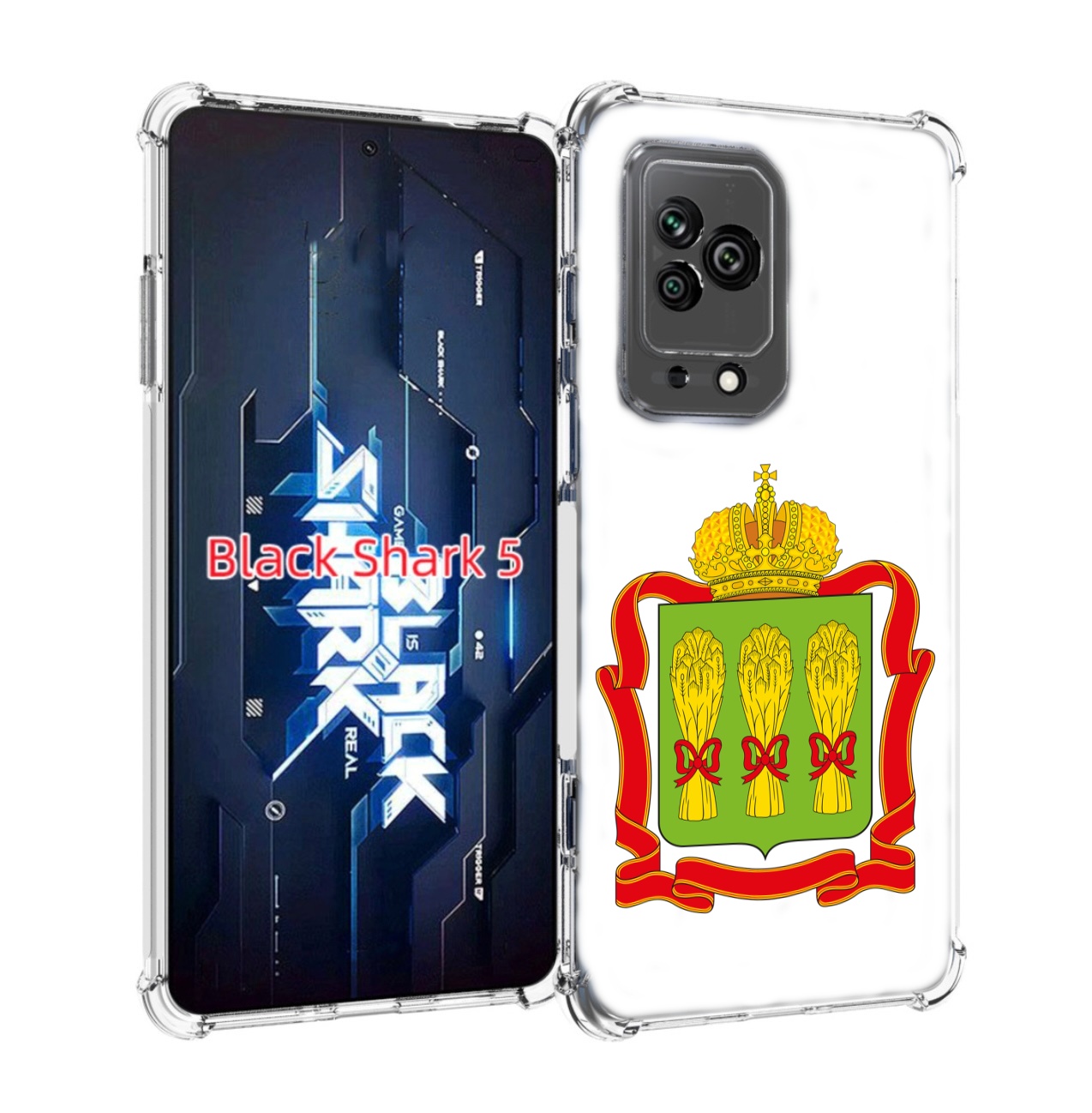 

Чехол MyPads герб-пензенская-область для Xiaomi Black Shark 5, Прозрачный, Tocco