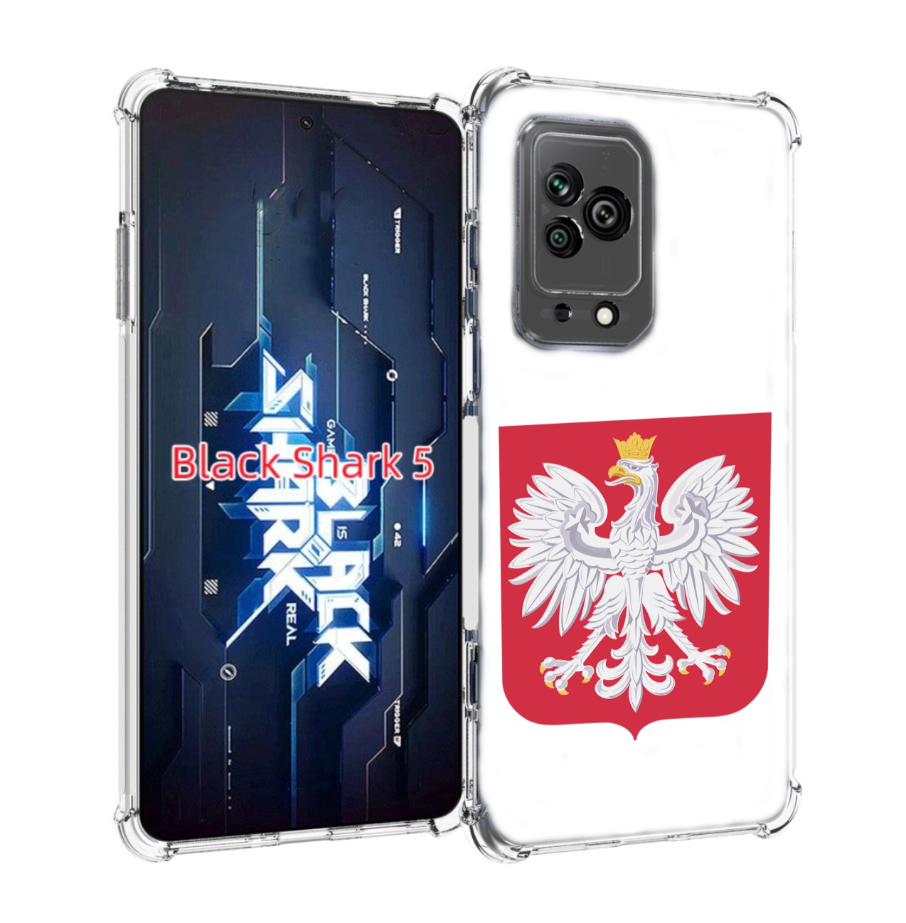 

Чехол MyPads герб-польши для Xiaomi Black Shark 5, Прозрачный, Tocco
