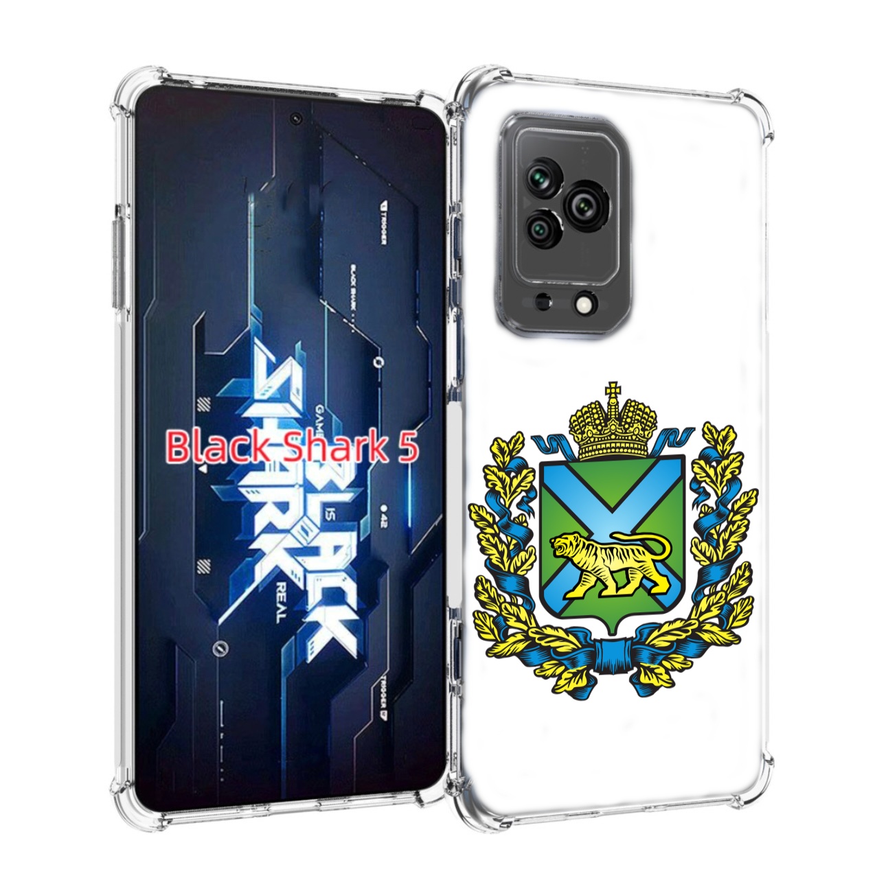 

Чехол MyPads герб-приморскии-краи для Xiaomi Black Shark 5, Прозрачный, Tocco