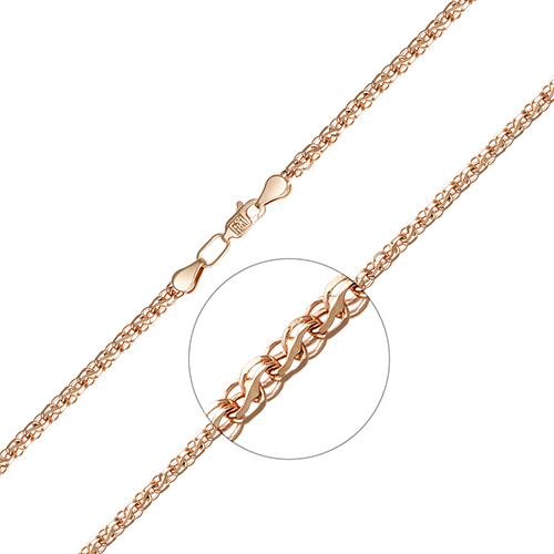 

Цепочка из красного золота 55 см PLATINA jewelry 21-4235-060-1110-19, 21-4235-060-1110-19