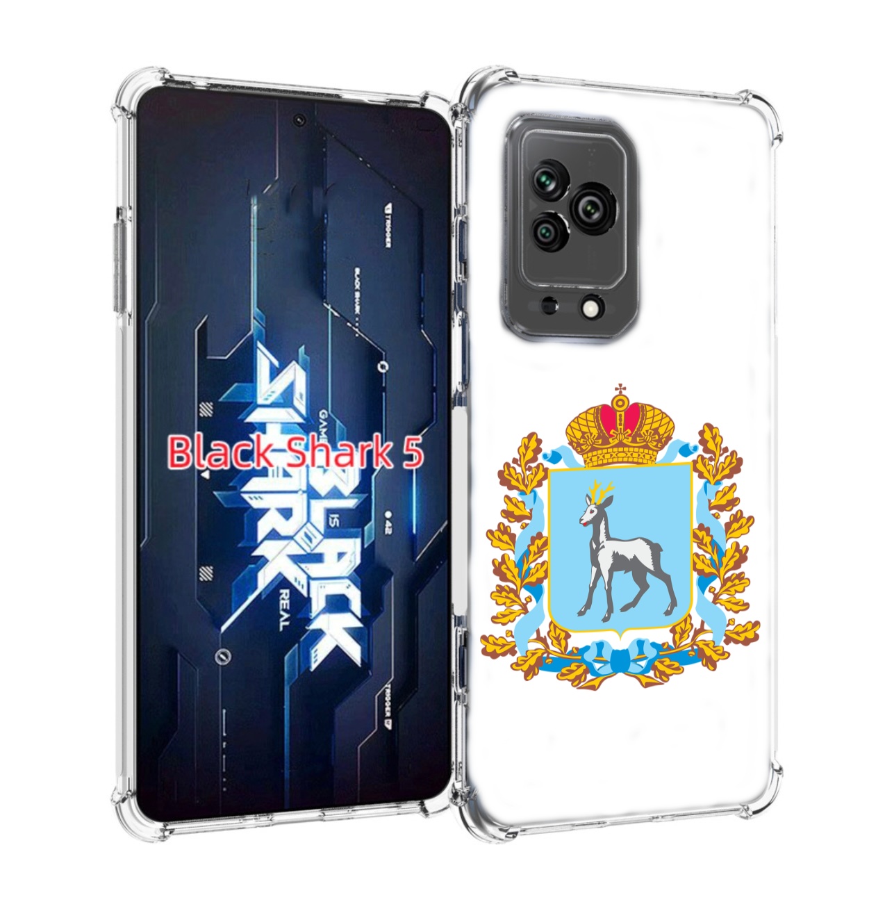 

Чехол MyPads герб-самарская-область для Xiaomi Black Shark 5, Прозрачный, Tocco