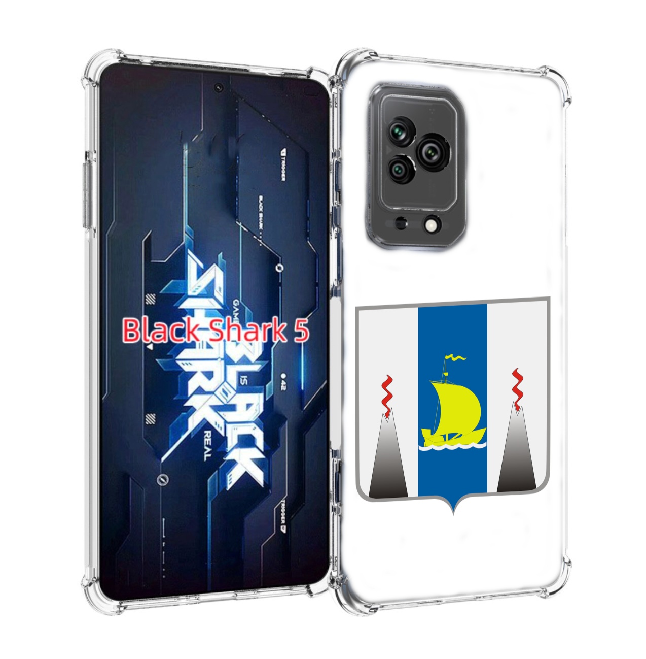 

Чехол MyPads герб-сахалиснкои-области для Xiaomi Black Shark 5, Прозрачный, Tocco