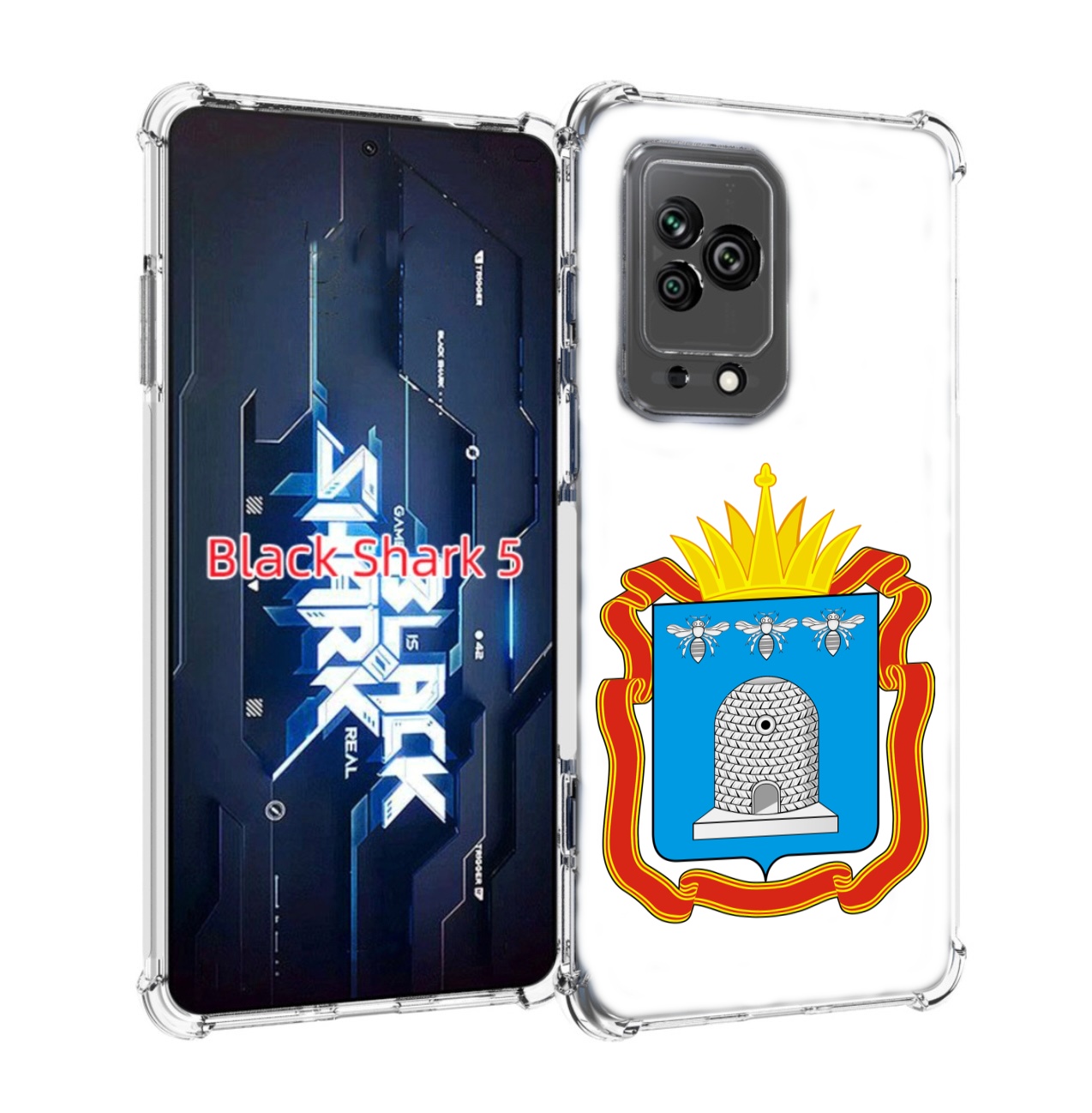 

Чехол MyPads герб-тамбовская-область для Xiaomi Black Shark 5, Прозрачный, Tocco