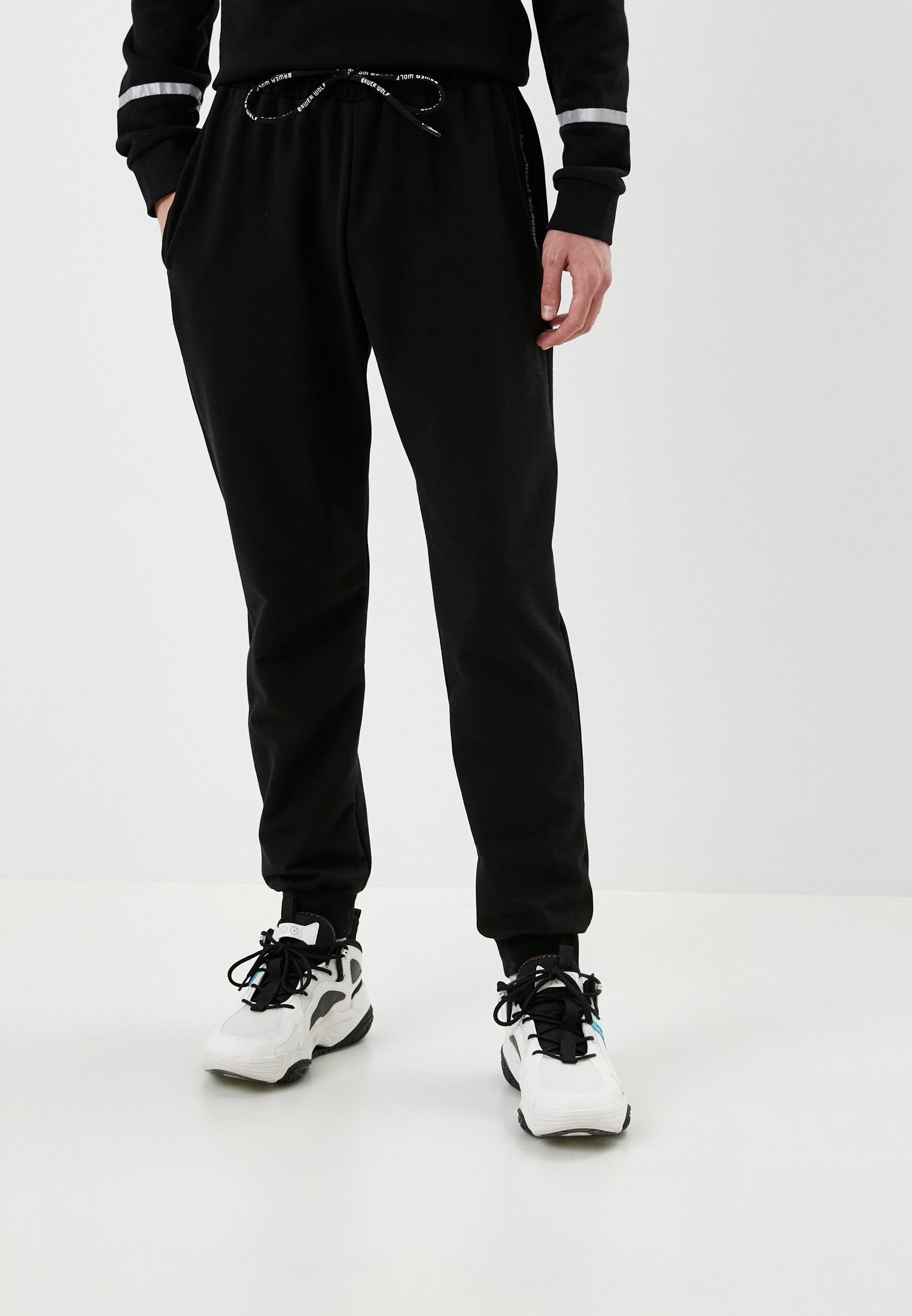 

Спортивные брюки мужские BAWER WB012 черные XL, Черный, WB012