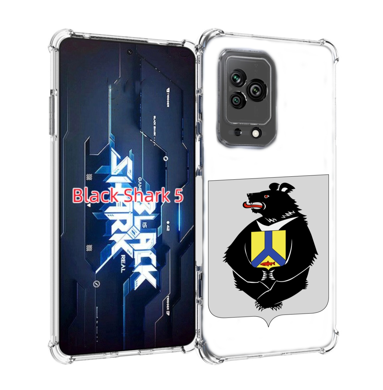 

Чехол MyPads герб-хабаровскии-краи для Xiaomi Black Shark 5, Прозрачный, Tocco