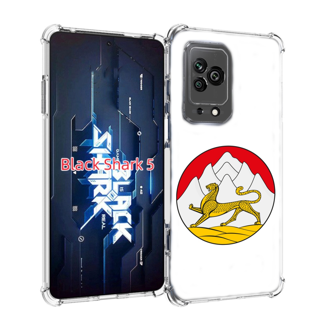 

Чехол MyPads герб-южнои-осетии для Xiaomi Black Shark 5, Прозрачный, Tocco