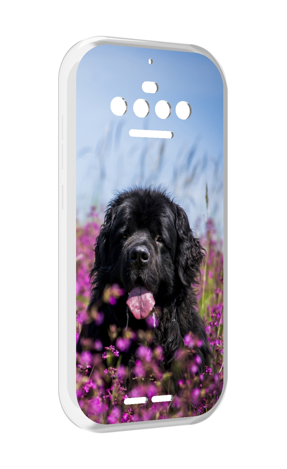 

Чехол MyPads ньюфаундлед для Oukitel F150 R2022, Прозрачный, Tocco