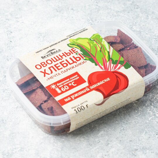 

Хлебцы ВкусВилл овощные Мечта парижанки 100 г